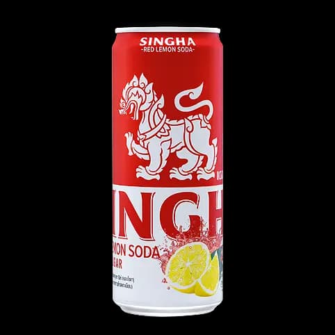 Singha Red Lemon Soda — 2/4