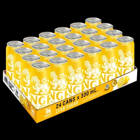 สิงห์เลมอนโซดา 1 ถาด