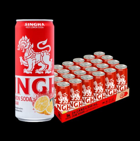 Singha Red Lemon Soda
