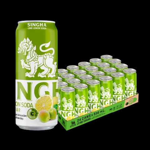 Singha Ume Lemon Soda