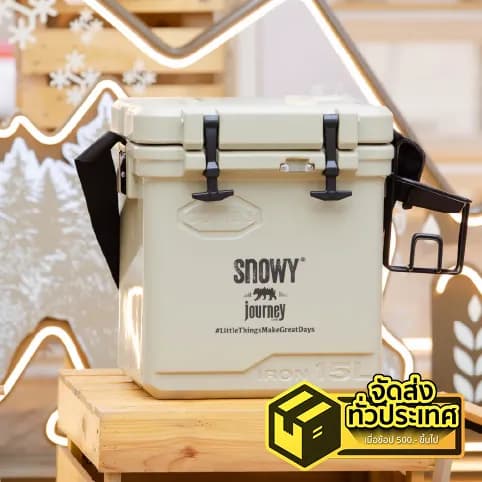 SNOWY JOURNEY Cooler 15 L ถังน้ำแข็งเก็บความเย็น 15 ลิตร
