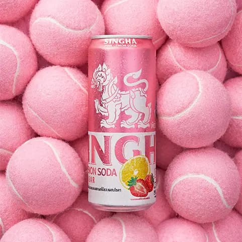 Singha Pink Lemon Soda — 4/4
