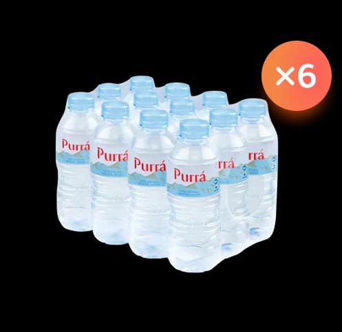 น้ำแร่เพอร์ร่า New (330 มล. X 12 ขวด) จำนวน 6 แพ็ค