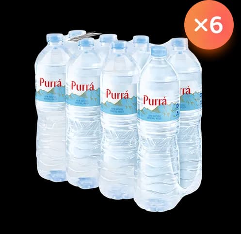 น้ำแร่เพอร์ร่า FREE on Pack (1.5 ล. x 8 ขวด x 6 แพ็ค)