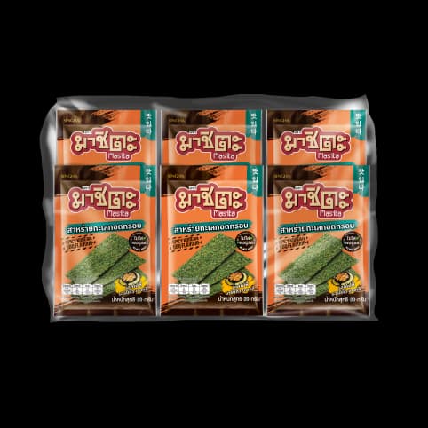 CRISPY SEAWEED BBQ FLAVOUR 20 g x 6pcs — 1/2