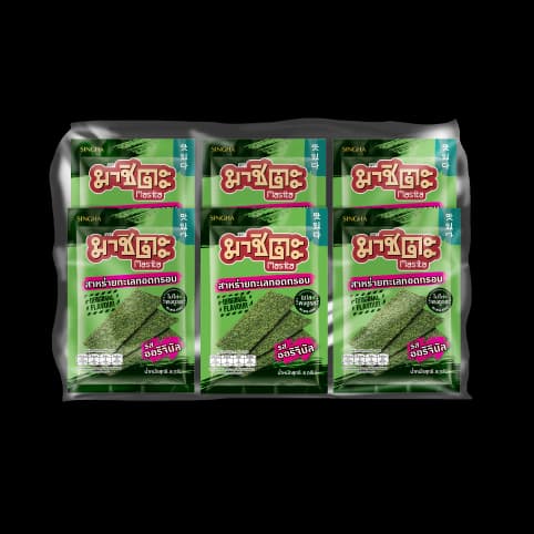 CRISPY SEAWEED ORIGINAL FLAVOUR 8 g x 6 pcs — 1/2