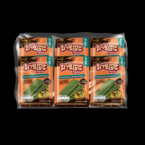 CRISPY SEAWEED BBQ FLAVOUR 8 g x 6 pcs — 1/2