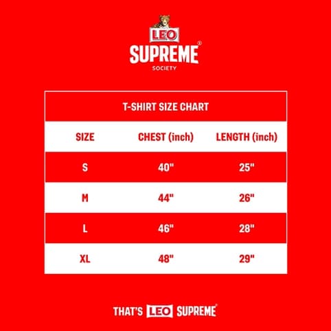 LEO SUPREME T-SHIRT Size M — 5/5