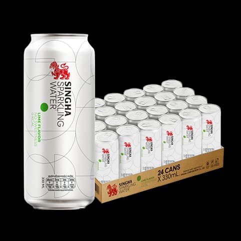 Singha Sparkling Water กลิ่นมะนาว — 1/2