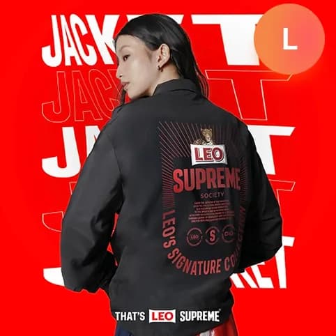 LEO Supreme Jacket Size L (Black Color) — 3/4