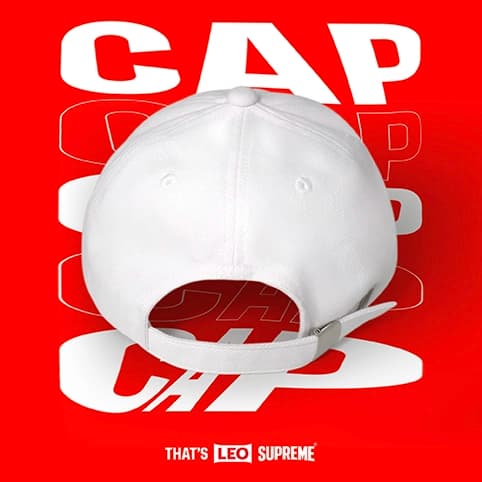 LEO Supreme cap (White Color) — 3/3
