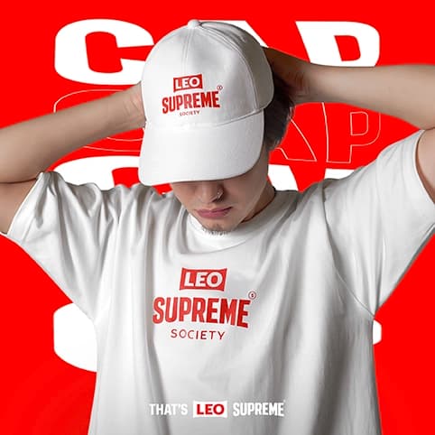LEO Supreme cap (White Color) — 1/3