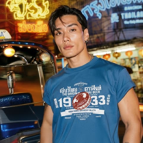 Singha x The Only Market T-shirt Size S — 2/5