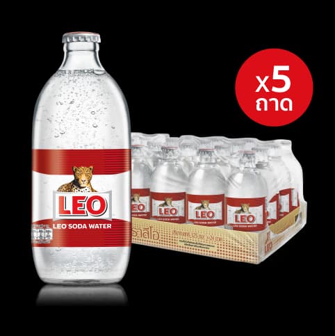 Leo Soda water 325 cc. x 24 Bottles