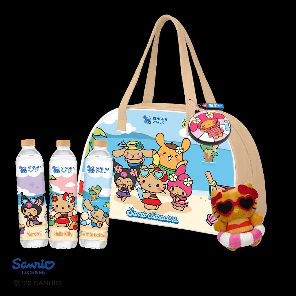 Singha Water x Sanrio Sun Kissed Bag Set — 1/5