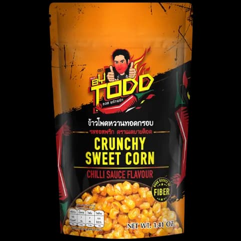 Made by TODD Crunchy Sweet Corn Chili Sauce Flavor (40 g. x 1 pc.)