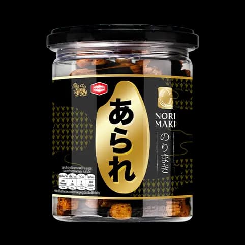 Norimaki (Rice Cracker with Seaweed) Original Flavour (Arare Brand)