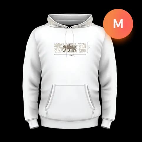 Snowy Journey
Long Sleeve Hoodie Size M