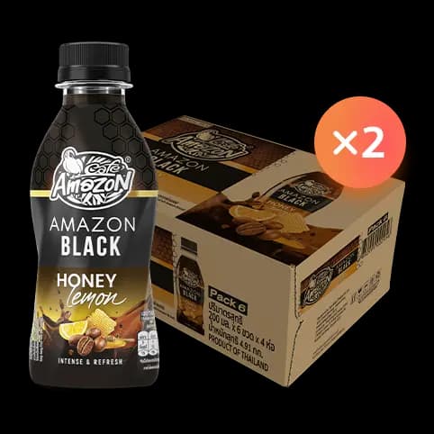 Amazon Black Honey Lemon (4x6Px200ML) Total 2 Boxes