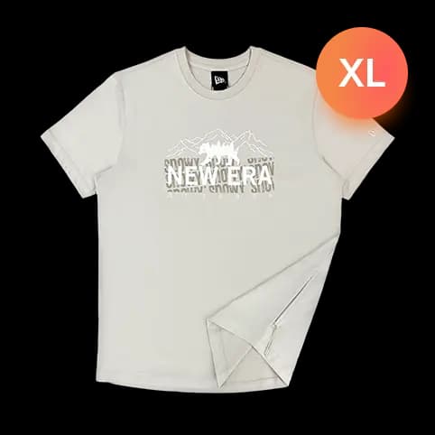 SNOWY JOURNEY x NEW ERA OUTDOOR TEE Size XL