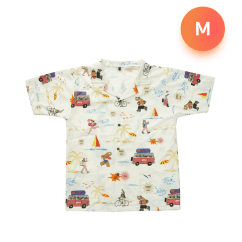 SNOWY JOURNEY Hawaii Shirt Beach (M)