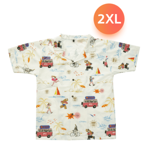 SNOWY JOURNEY Hawaii Shirt Beach (2XL)