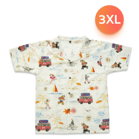 SNOWY JOURNEY Hawaii Shirt Beach(3XL)