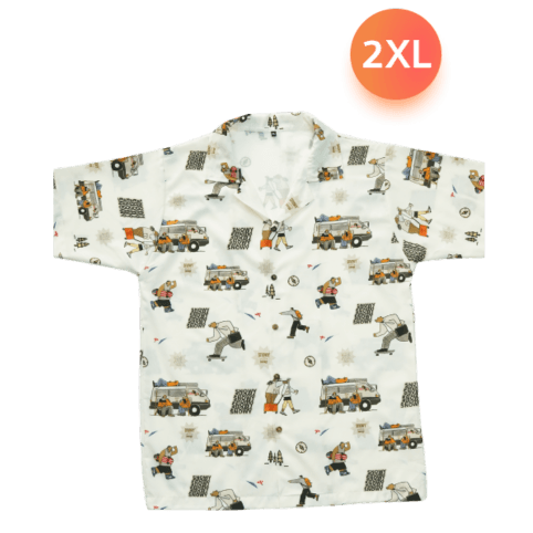 SNOWY JOURNEY Hawaii Shirt Camp (2XL)