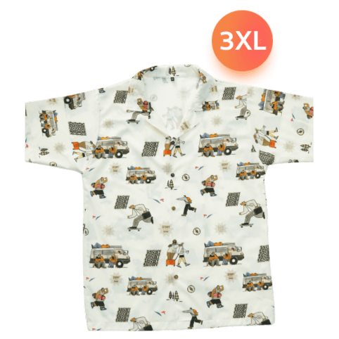 SNOWY JOURNEY Hawaii Shirt Camp (3XL)