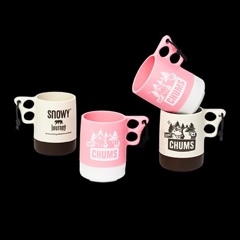 CHUMS x SNOWY JOURNEY STORE แก้วสีชมพู — 2/2