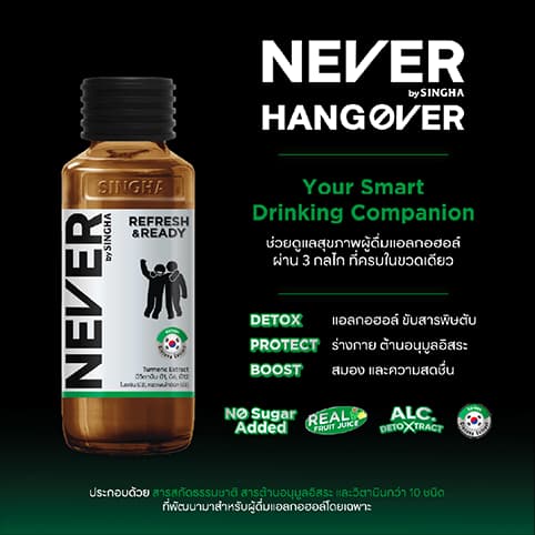NEVER by SINGHA (Dietary Supplement) 100 ml — 5/7