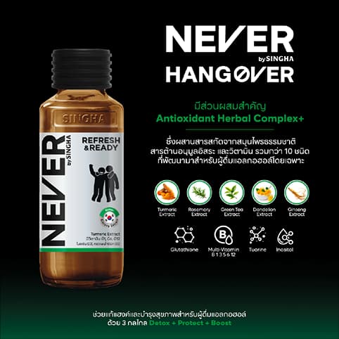 NEVER by SINGHA (Dietary Supplement) 100 ml — 6/7