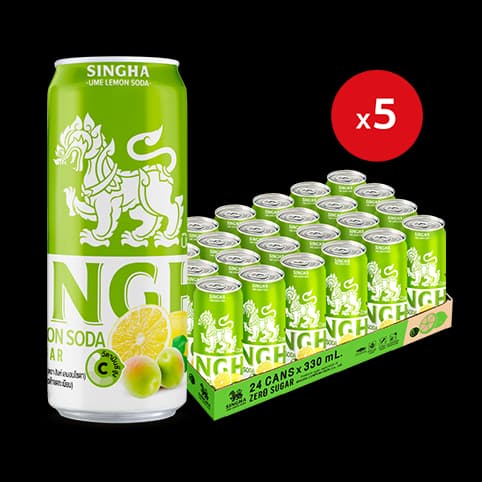 Singha Ume Lemon Soda — 1/4