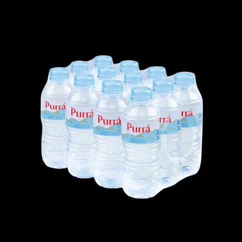 New Purra Natural Mineral Water (330 ml x 12 Bottles) 1 pack — 1/3