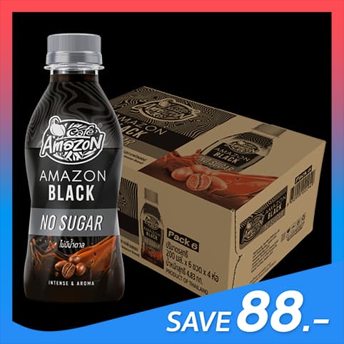 Amazon Black No Sugar (RTD Coffee) — 1/4