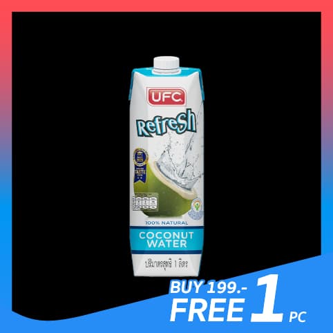 100% Coconut Water UFC Refresh Brand — 1/4