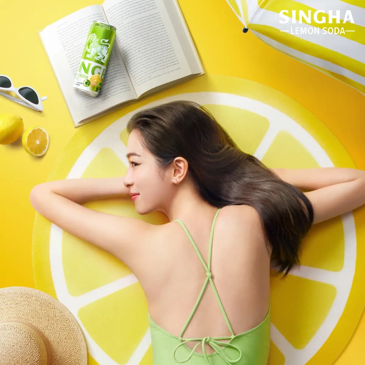 สิงห์ บ๊วย เลมอน โซดา จำนวน 2 ถาด — 6/7
